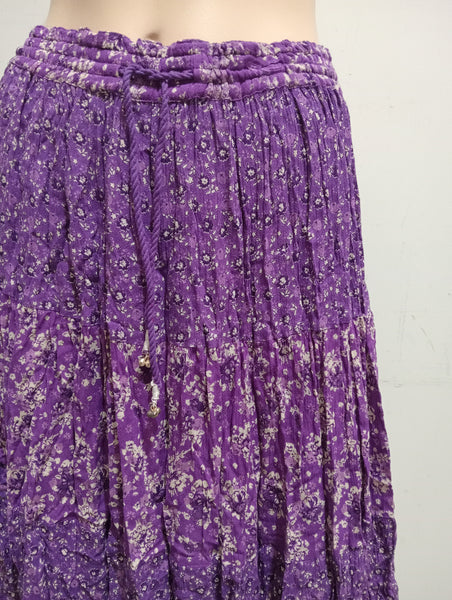 Chery Crepe Maxi Skirt LAST ONES PURPLE