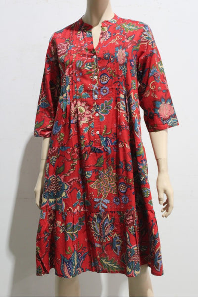 Heritage Cambric Cotton Pintuck Dress