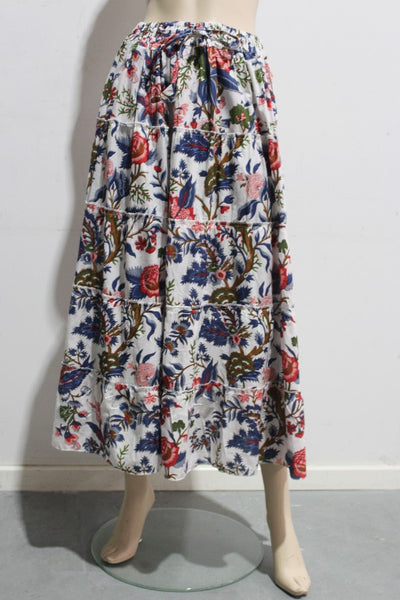 Heritage Cambric Cotton Tier Skirt