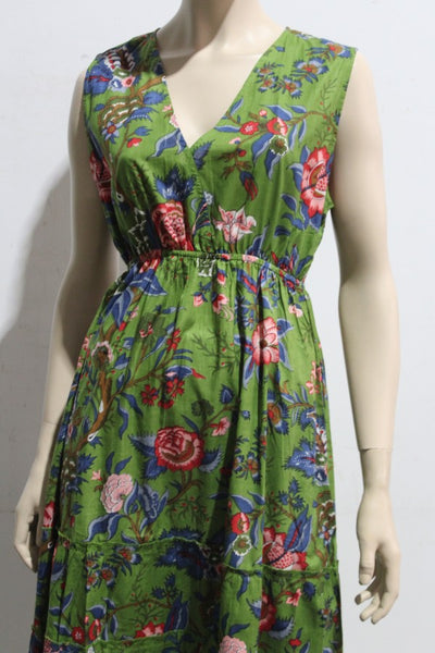Heritage Cambric Cotton Maxi SLEEVELESS Dress