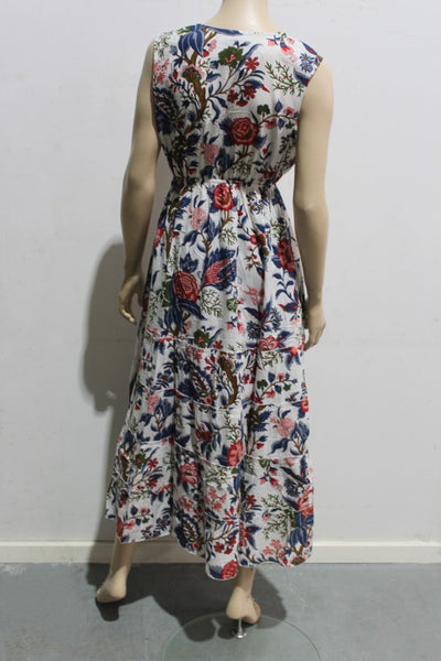 Heritage Cambric Cotton Maxi SLEEVELESS Dress