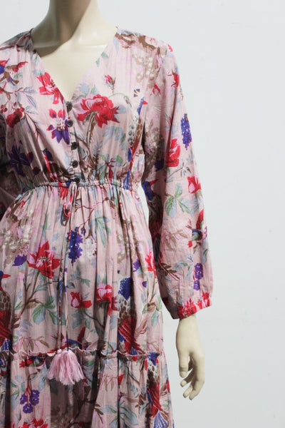 Heritage Cambric Cotton Maxi SLEEVE Dress