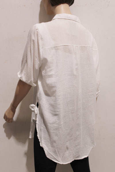 Cotton Resort Shirt w Hip Ties