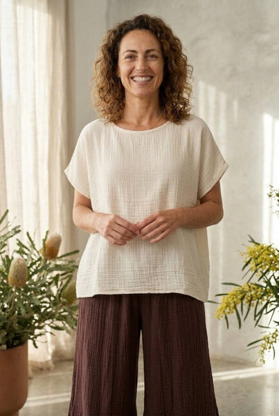 Cheesecloth Cotton Rectangle Top