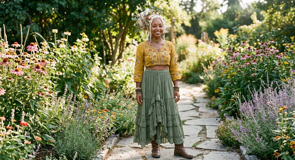 Iberia Cotton Cascade Skirt COLS DUE BACK SOON!