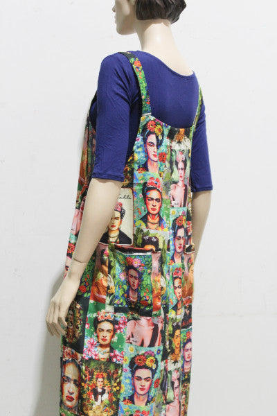 Print Overalls Dress FRIDA