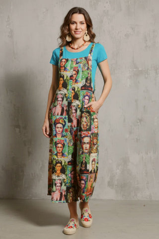 Print Wide Leg Jumpsuit FRIDA