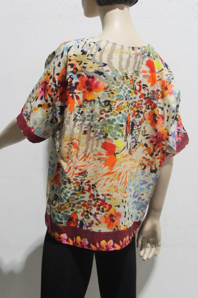 Portofino Cotton Voile Flower Applik Top