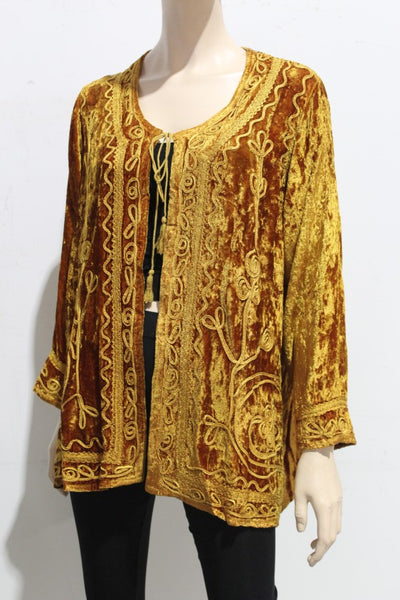 Velvet Revival Braid Jacket