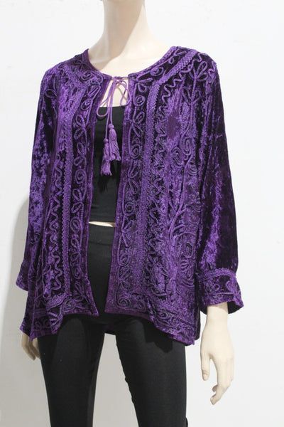 Velvet Revival Braid Jacket