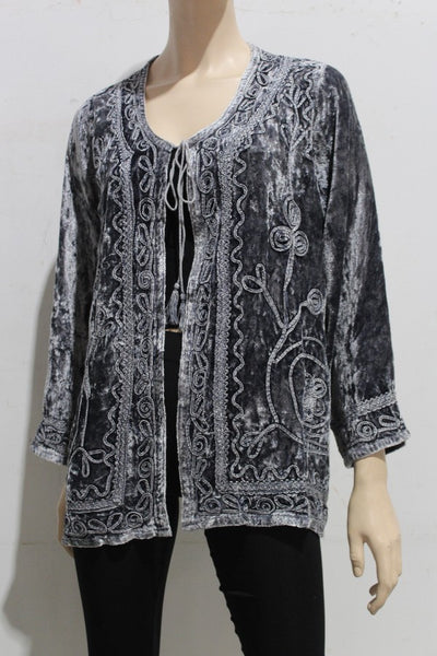 Velvet Revival Braid Jacket