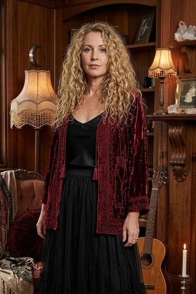 Velvet Revival Braid Jacket