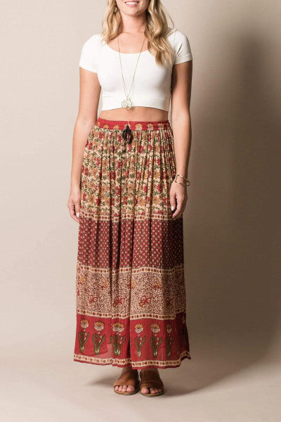 Market Days Bagru Long Skirt