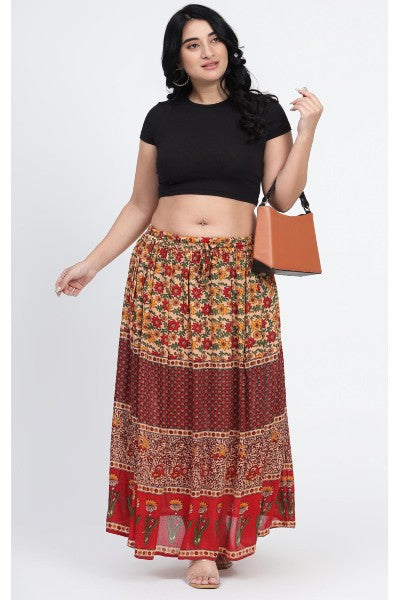 Market Days Bagru Long Skirt