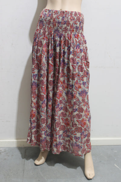 Cottage Crepe Super Flare Pants w Shirring