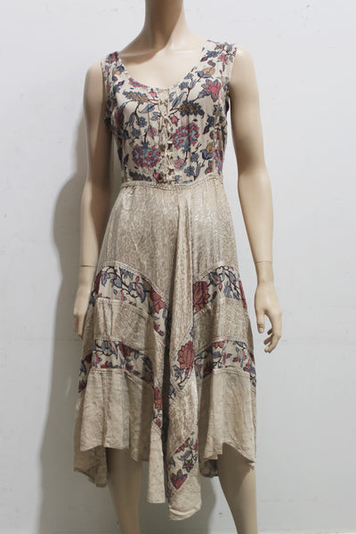 Floral Stevie Medieval Lace Up Hanky Dress