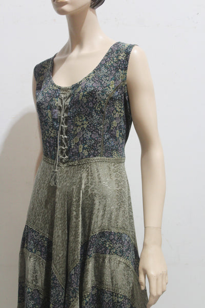 Floral Stevie Medieval Lace Up Hanky Dress