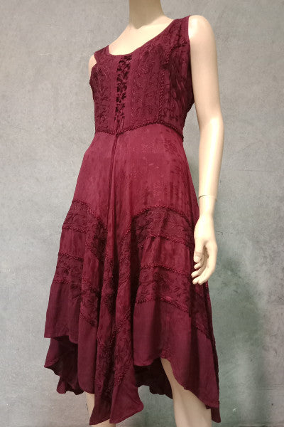 Stevie Medieval Lace Up Hanky Dress