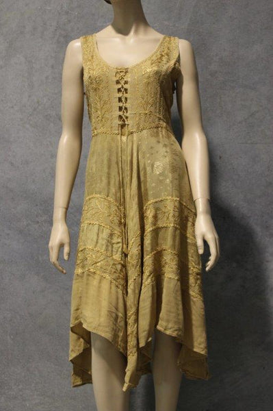 Stevie Medieval Lace Up Hanky Dress