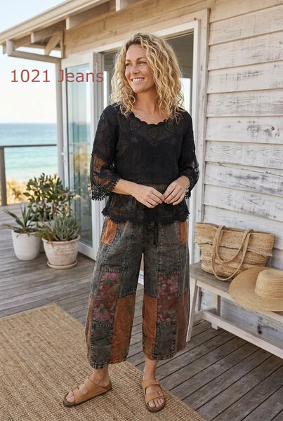 Craft Denim Gaucho Pants -  Different designs to choose from!