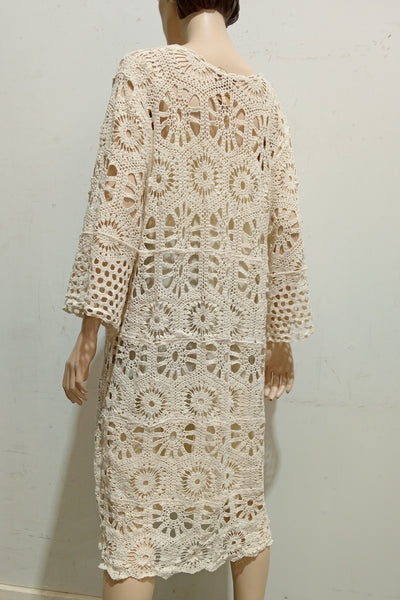 Long Lace Kimono Jacket/Duster Coat MIDI LENGTH