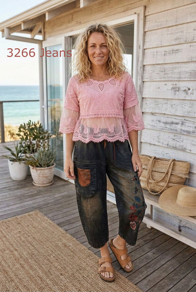 Craft Denim Gaucho Pants -  Different designs to choose from!