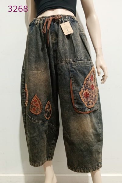Craft Denim Gaucho Pants -  Different designs to choose from!