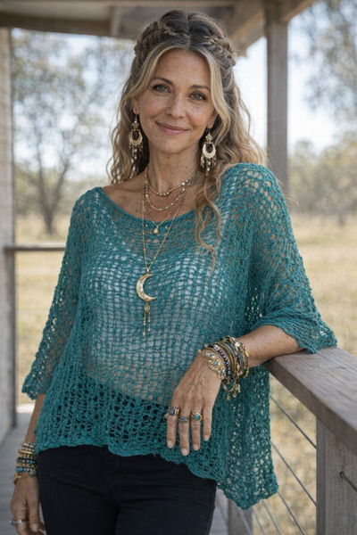 Poncho Pillow Knit Batwing Top NEW COLS ADDED!