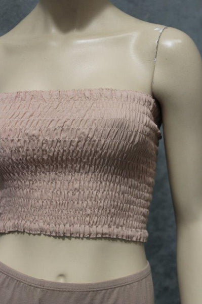 Shirred Rayon Boob Tube