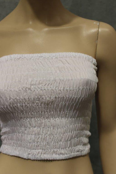 Shirred Rayon Boob Tube