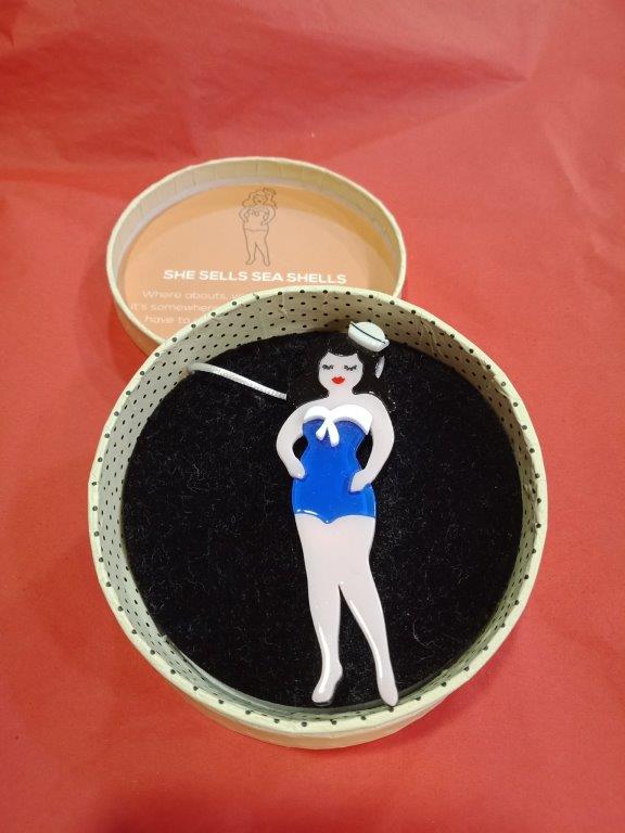She Sells Sea Shells- Brooch (Sally Land 2017)