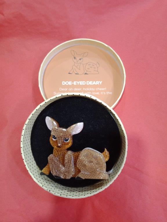 Doe Eyed Deary- Brooch (Elena Leong 2019)