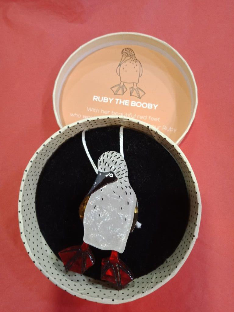 Ruby The Booby Brooch