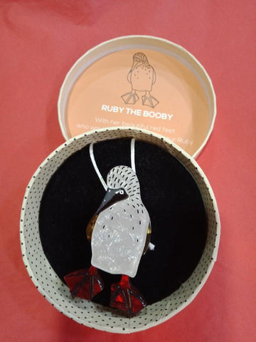Ruby The Booby Brooch