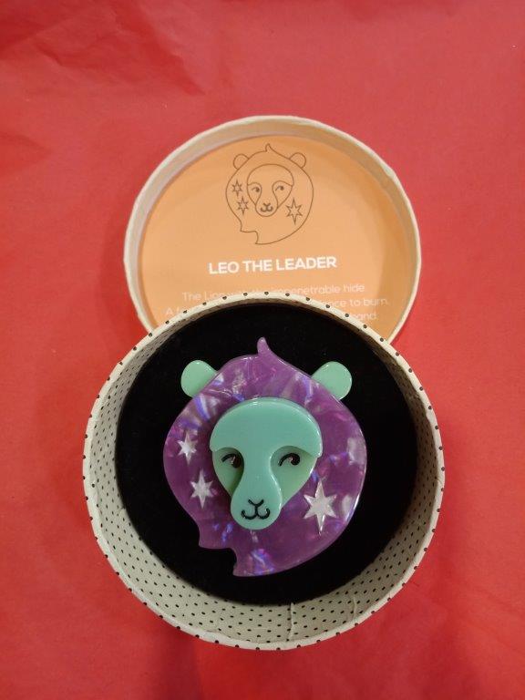 Leo The Leader Brooch (Sally Land 2018)