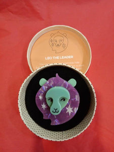 Leo The Leader Brooch (Sally Land 2018)