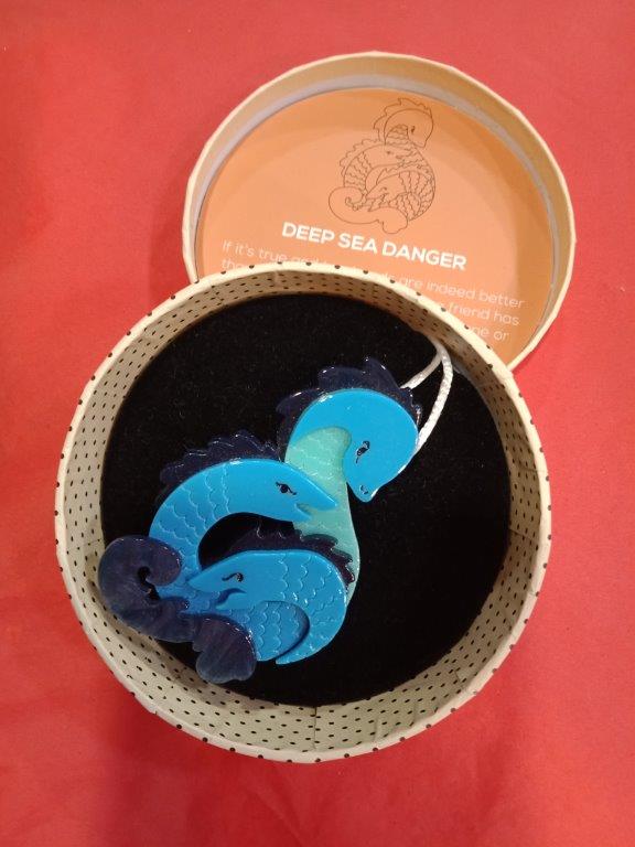 Deep Sea Danger Brooch (Sally Land 2018)