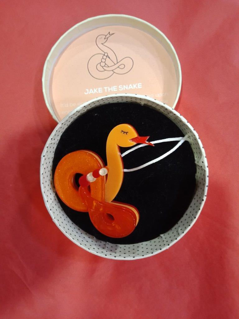 Jake The Snake Brooch