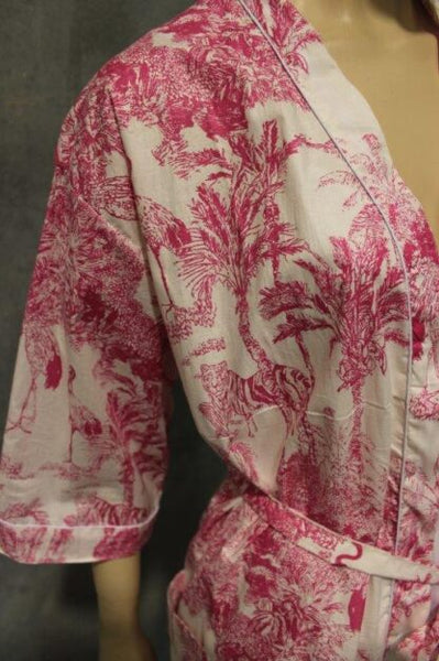 Cotton Voile dressing Gown IN 3 LOVELY PRINTS!