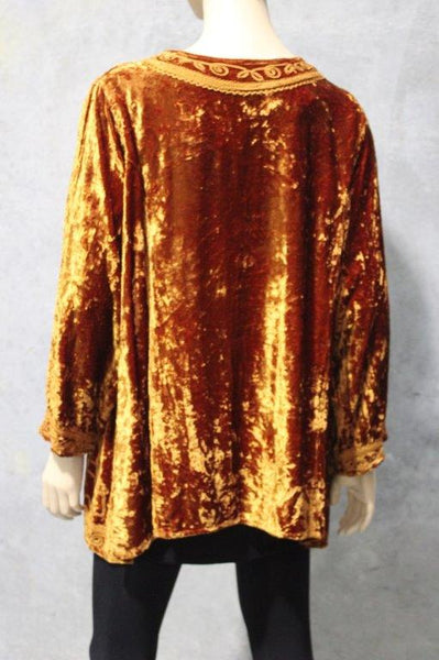 Velvet Revival Braid Jacket