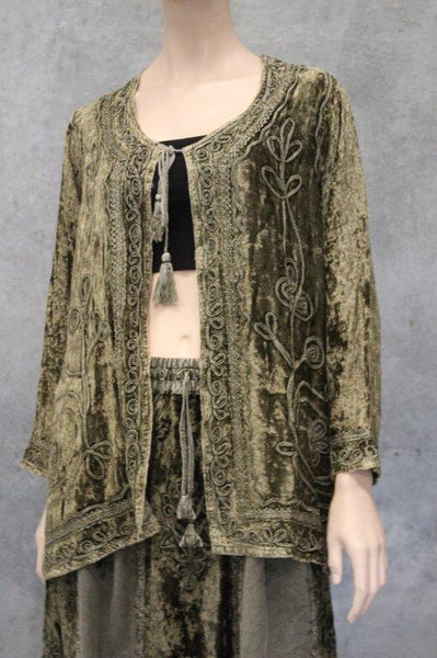 Velvet Revival Braid Jacket