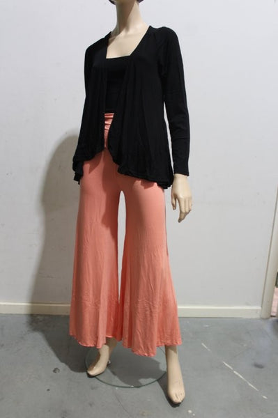 Jersey A-Line Gored Jacket/Cardigan