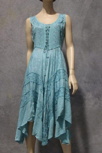 Stevie Medieval Lace Up Hanky Dress
