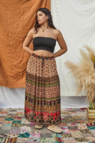 Market Days Bagru Long Skirt