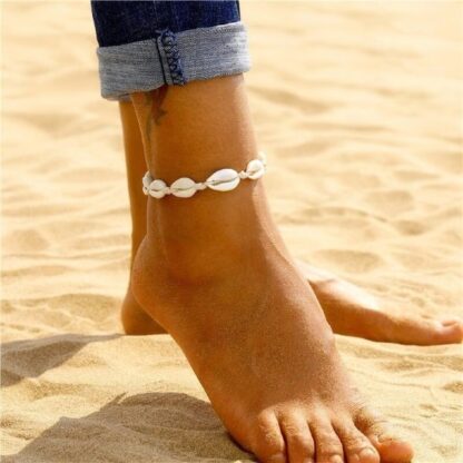 Shell Anklet Adjustable