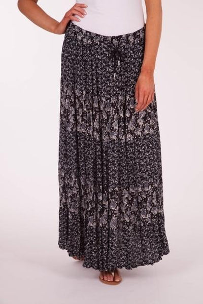 Chery Crepe Maxi Skirt LAST ONES PURPLE