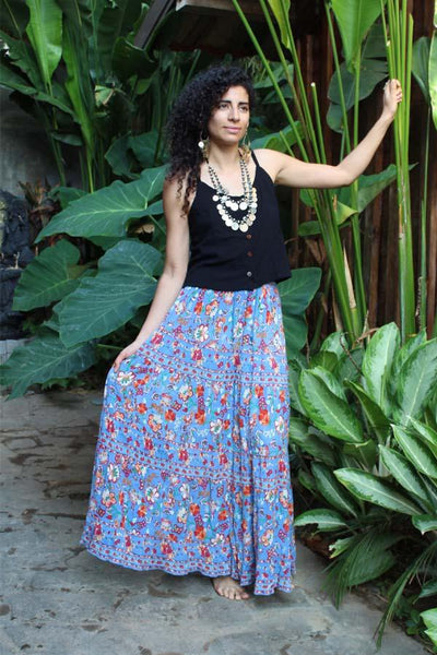 Gypselle Crepe Maxi Skirt