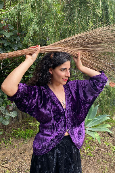 Into The Mystic Velvet Batwing Bolero