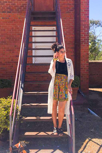 Tulle Embroidered Kimono in 2 Colours!