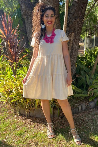 Danfield Cotton Tier Dress